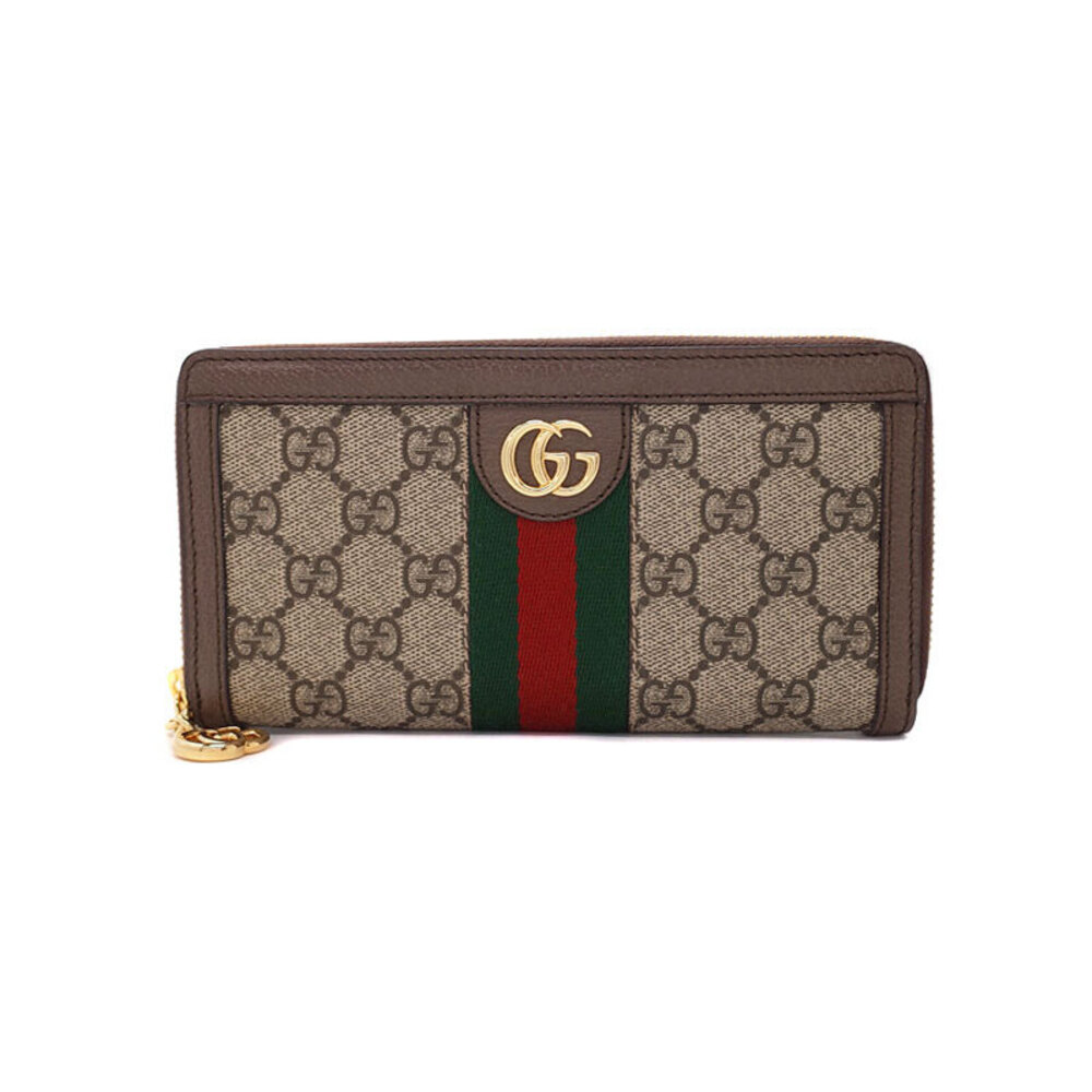 Gucci Ophidia GG Zip Around Wallet Round Zipper Long